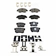 Front and Rear Brake Pad Sets, Ceramic, Pro-Line Series