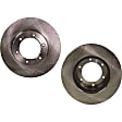 Front Brake Disc, Natural Finish, Plain Surface, Vented, 6 Lugs, 290.58 mm, Pro-Line Series
