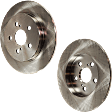 Rear Brake Discs, Plain Surface, Solid, 5 Lugs, 10.2 in., Pro-Line Series