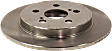 Rear Brake Discs, Plain Surface, Solid, 5 Lugs, 10.2 in., Pro-Line Series