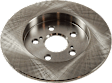 Rear Brake Discs, Plain Surface, Solid, 5 Lugs, 10.2 in., Pro-Line Series