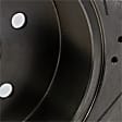 Rear Brake Discs, Cross-Drilled and Slotted, Solid, 5 Lugs, 11.34 in. Disc Diameter, Pro-Line Series