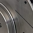 Front Brake Disc, Natural Finish, Cross-drilled and Slotted, Vented, 5 Lugs, 327.91 mm, Pro-Line Series