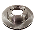 Front Brake Disc, Natural Finish, Plain Surface, Vented, 5 Lugs, 340.11 mm, 5.7L, 8Cyl, Pro-Line Series