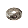 Front and Rear Brake Discs, 4-Wheel Set, Plain Surface, Vented - Front, Solid - Rear, 5 Lugs, 10.04 in. - Front, 10.2 in. - Rear, Pro-Line Series