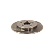 Front and Rear Brake Discs, 4-Wheel Set, Plain Surface, Vented - Front, Solid - Rear, 5 Lugs, 10.04 in. - Front, 10.2 in. - Rear, Pro-Line Series