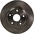 Front Brake Disc, Natural Finish, Plain Surface, Vented, 5 Lugs, 275.08 mm, Pro-Line Series