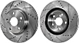 2015 Toyota Camry - Front Brake Disc, Cross-drilled and Slotted, Vented, 5 lugs, 296 mm, 3.5L 6Cyl, Pro-Line Series