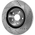 2010 Lexus ES350 - Front and Rear Brake Disc, Natural Finish, Cross-drilled and Slotted, Front-Vented/Rear-Solid, 5 Lugs, Front-296 mm/Rear-281 mm, 3.5L 6Cyl, Pro-Line Series