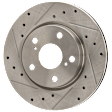 2017 Toyota RAV4 - Front Brake Disc, Cross-drilled and Slotted, Vented, 5 Lugs, 275.08 mm, 2.5L 4Cyl, Pro-Line Series