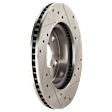 2017 Toyota RAV4 - Front Brake Disc, Cross-drilled and Slotted, Vented, 5 Lugs, 275.08 mm, 2.5L 4Cyl, Pro-Line Series