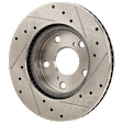 2017 Toyota RAV4 - Front Brake Disc, Cross-drilled and Slotted, Vented, 5 Lugs, 275.08 mm, 2.5L 4Cyl, Pro-Line Series
