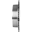 Rear Brake Disc, Cross-drilled and Slotted, Vented, 5 Lugs, 345.19 mm,, Pro-Line Series