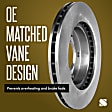 2018 Lexus LX570 - Front and Rear Brake Disc, Plain Surface, Vented, 5 Lugs, 354.08 mm, 5.7L 8Cyl, Pro-Line Series