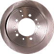 Front and Rear Brake Disc, 4-Wheel Set, Plain Surface, Vented, 5 Lugs, Pro-Line Series