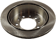 Front and Rear Brake Disc, 4-Wheel Set, Plain Surface, Vented, 5 Lugs, Pro-Line Series