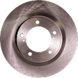 Front and Rear Brake Disc, 4-Wheel Set, Plain Surface, Vented, 5 Lugs, Pro-Line Series