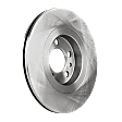 Front Brake Disc, Natural Finish, Plain Surface, Vented, 5 Lugs, 279.65 mm, Pro-Line Series