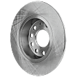 Front and Rear Brake Discs, Plain Surface, Vented - Front, Solid - Rear, 5 Lugs, 12.28 in. - Front; 10.71 in. - Rear, Pro-Line Series