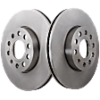 Front Brake Discs, Plain Surface, Vented, 5 Lugs, 11.34 in. Disc Diameter, Pro-Line Series
