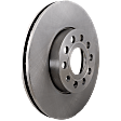 Front Brake Discs, Plain Surface, Vented, 5 Lugs, 11.34 in. Disc Diameter, Pro-Line Series