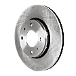 2004 Volvo V40 - Front Brake Disc, Plain Surface, Vented, 4 Lugs, 280.92 mm, 1.9L 4Cyl, Pro-Line Series