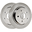 Rear Brake Discs, Plain Surface, Solid, 5 Lugs, 11.02 in. Disc Diameter, Pro-Line Series