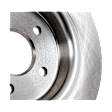 Rear Brake Discs, Plain Surface, Solid, 5 Lugs, 11.02 in. Disc Diameter, Pro-Line Series