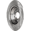 Front and Rear Brake Disc, 4-Wheel Set, Plain Surface, Vented - Front; Solid - Rear, 5 Lugs, Pro-Line Series