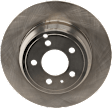 2000 Volvo S70 - Rear Brake Disc, Plain Surface, Solid, 5 Lugs, 294.89 mm, FWD, 2.3L 5Cyl, Pro-Line Series