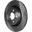Front and Rear Brake Disc, Natural Finish, Plain Surface, Vented, 5 Lugs, Front-315.72 mm/Rear-307.09 mm, Pro-Line Series