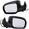 Driver and Passenger Side Mirrors, Power Adjust, Manual Folding, Heated, Paintable, In-housing Signal Light, No Memory, No Puddle Light, No Auto-Dimming, No Blind Spot Feature