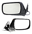 Driver and Passenger Side Mirrors, Power Adjust, Manual Folding, Heated, Textured Black, No Signal Light, No Memory, No Puddle Light, No Auto-Dimming, No Blind Spot Feature