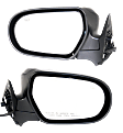 Driver and Passenger Side Mirrors, Power Adjust, Manual Folding, Heated, Textured Black, No Signal Light, No Memory, No Puddle Light, No Auto-Dimming, No Blind Spot Feature