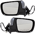 Driver and Passenger Side Mirrors, Power Adjust, Manual Folding, Heated, Paintable, In-housing Signal Light, No Memory, No Puddle Light, No Auto-Dimming, No Blind Spot Feature
