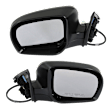 Driver and Passenger Side Mirrors, Power Adjust, Manual Folding, Non-Heated, Paintable, No Signal Light, No Memory, No Puddle Light, No Auto-Dimming, No Blind Spot Feature