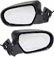 Driver and Passenger Side Mirrors, Power Adjust, Manual Folding, Non-Heated, Paintable, No Signal Light, No Memory, No Puddle Light, No Auto-Dimming, No Blind Spot Feature
