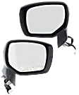 Driver and Passenger Side Mirrors, Power Adjust, Manual Folding, Heated, Paintable, In-housing Signal Light, No Memory, No Puddle Light, No Auto-Dimming, No Blind Spot Feature