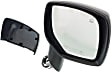 2014 Subaru XV Crosstrek - Driver and Passenger Side Mirror, Power Adjust, Heated, With 1 Paintable and 1 Textured Black Cap, Manual Folding, No Signal Light, No Blind Spot Feature, Without Memory Recall, No Puddle Light, No Auto-Dimming
