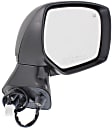 Driver and Passenger Side Mirrors, Power Adjust, Manual Folding, Heated, With 1 Paintable and 1 Textured Black Cap, No Signal Light, Memory, Puddle Light, Auto-Dimming, and Blind Spot Feature