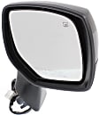 Driver and Passenger Side Mirrors, Power Adjust, Manual Folding, Heated, With 1 Paintable and 1 Textured Black Cap, No Signal Light, Memory, Puddle Light, Auto-Dimming, and Blind Spot Feature