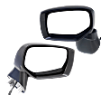 2015 Subaru XV Crosstrek Limited - Driver and Passenger Side Mirror, Power Adjust, Non-Heated, Textured Black, Manual Folding, No Signal Light, No Blind Spot Feature, No Memory, No Puddle Light, No Auto-Dimming