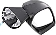 2015 Subaru XV Crosstrek Limited - Driver and Passenger Side Mirror, Power Adjust, Non-Heated, Textured Black, Manual Folding, No Signal Light, No Blind Spot Feature, No Memory, No Puddle Light, No Auto-Dimming