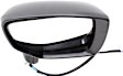 2015 Subaru XV Crosstrek Limited - Driver and Passenger Side Mirror, Power Adjust, Non-Heated, Textured Black, Manual Folding, No Signal Light, No Blind Spot Feature, No Memory, No Puddle Light, No Auto-Dimming