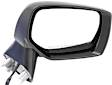 2015 Subaru XV Crosstrek Limited - Driver and Passenger Side Mirror, Power Adjust, Non-Heated, Textured Black, Manual Folding, No Signal Light, No Blind Spot Feature, No Memory, No Puddle Light, No Auto-Dimming