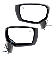 2015-2021 Subaru WRX - Driver and Passenger Side Mirrors, Power, Manual Folding, Heated, Paintable, In-housing Signal Light, No Memory, No Puddle Light, No Auto-Dimming, No Blind Spot Feature