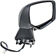 2015-2021 Subaru WRX - Driver and Passenger Side Mirrors, Power, Manual Folding, Heated, Paintable, In-housing Signal Light, No Memory, No Puddle Light, No Auto-Dimming, No Blind Spot Feature