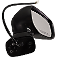 Driver and Passenger Side Mirrors, Power Adjust, Manual Folding, Heated, Textured Black, No Signal Light, No Memory, No Puddle Light, No Auto-Dimming, No Blind Spot Feature