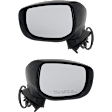 Driver and Passenger Side Mirrors, Power Adjust, Manual Folding, Non-Heated, Textured Black, No Signal Light, No Memory, No Puddle Light, No Auto-Dimming, No Blind Spot Feature