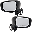 Driver and Passenger Side Mirrors, Power Adjust, Manual Folding, Non-Heated, Paintable, No Signal Light, No Memory, No Puddle Light, No Auto-Dimming, No Blind Spot Feature